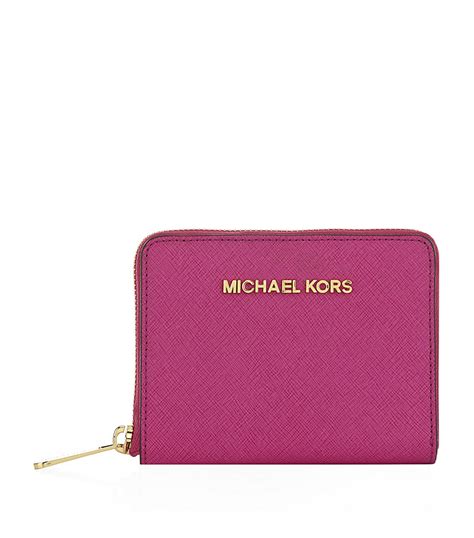 michael kors mini wallet pink|Michael Kors small wallet sale.